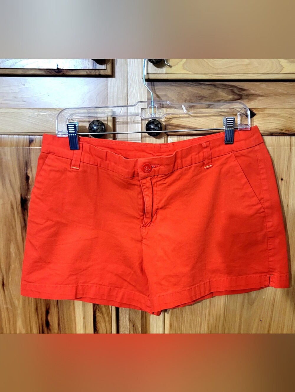 PATAGONIA Women’s Red/orange Casual Cotton Shorts Sz 10